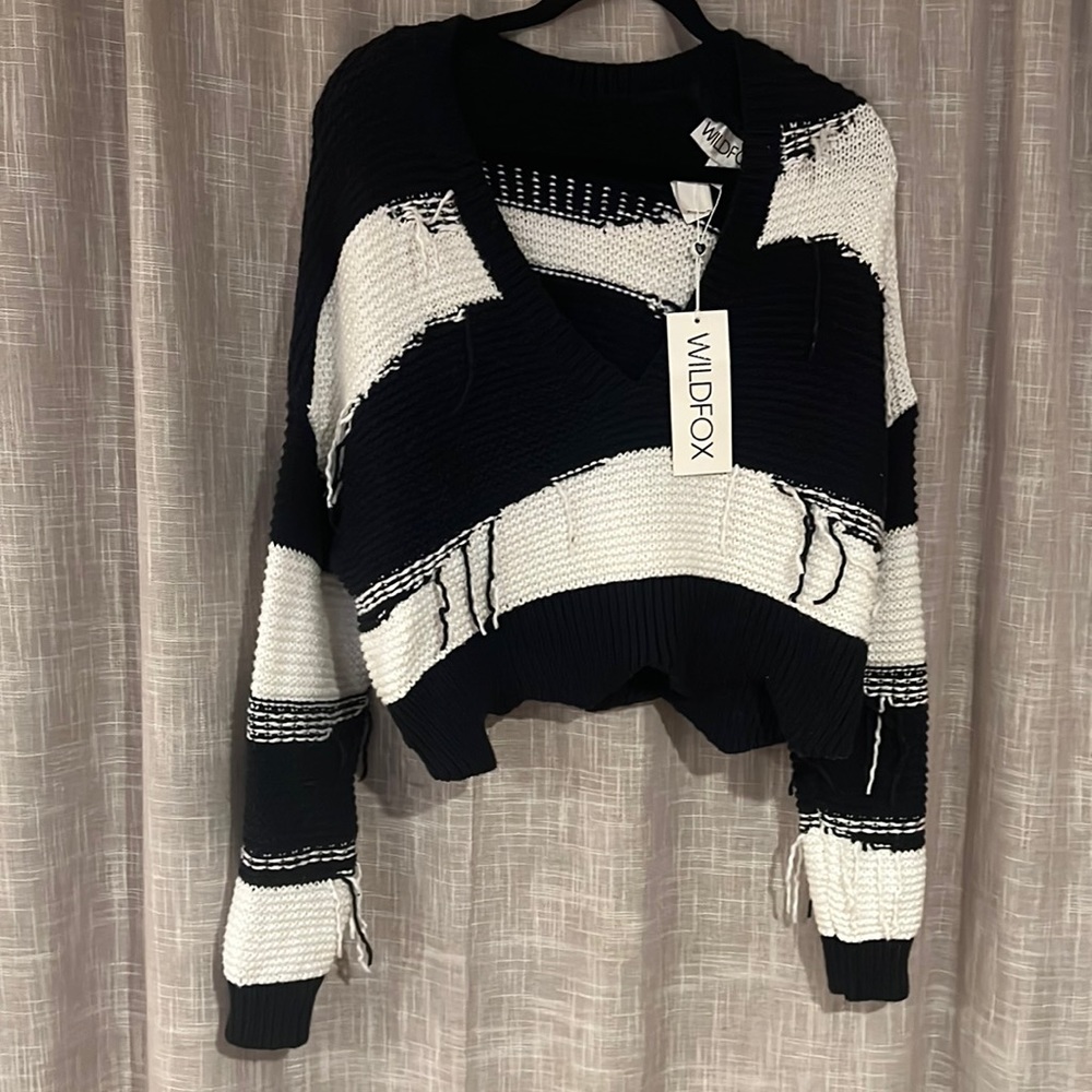 Wildfox crop sweater size S